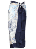 Ferragamo Women Pareo With "Travel" Print