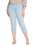 NYDJ Plus Marilyn Brightside Crop Jean