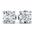 1 Ct TW Round Cut Diamond Screw Back Studs 14k White Gold Lab Grown