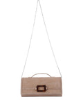Roger Vivier Women Belle Vivier Leather Clutch