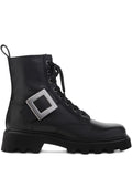Roger Vivier Women Viv Rangers Leather Boots