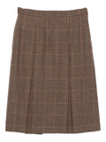 Saint Laurent Women Wool Cashmere Midi Skirt