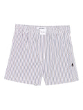 The Attico Women Striped Cotton Shorts