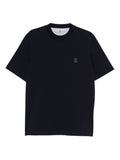 Brunello Cucinelli Men Logo Cotton T-Shirt