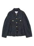 Ganni Women Denim Cotton Jacket