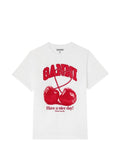 Ganni Women Printed Cotton T-Shirt