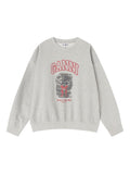 Ganni Women Margot Kitty Organic Cotton Sweatshirt
