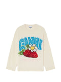 Ganni Women Wool Crewneck Sweater
