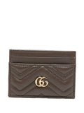 Gucci Women Gg Marmont Leather Card Case