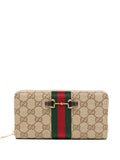 Gucci Women Horsebit Continental Wallet