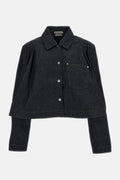 Jw Anderson Women Flare Hem Denim Shirt