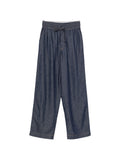 Loewe Men Denim Wide-Leg Trousers