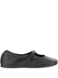 Loewe Women Pebble Leather Ballets