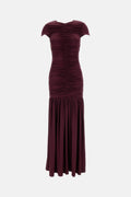 Rotate Women Gathered Maxi Dress