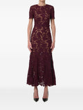 Self Portrait Women Lace Long Dress