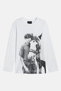 Simone Rocha Women Pony Kid Print T-Shirt
