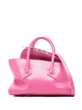 The Attico Women La Passeggiata Mini Leather Shoulder Bag