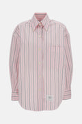 Thom Browne Women Supersized Striped Shirt