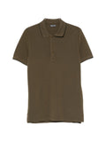 Tom Ford Men Piquet Cotton Polo Shirt