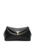 Toteme Women T-Lock Mini Leather Clutch