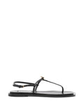 Toteme Women T-Strap Leather Sandals