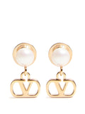 Valentino Garavani Women Vlogo Signature Pearl Earrings