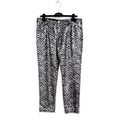 ALEXANDRE VAUTHIER SILVER AND BLACK ANIMAL SEQUIN PANTS - SIZE 31