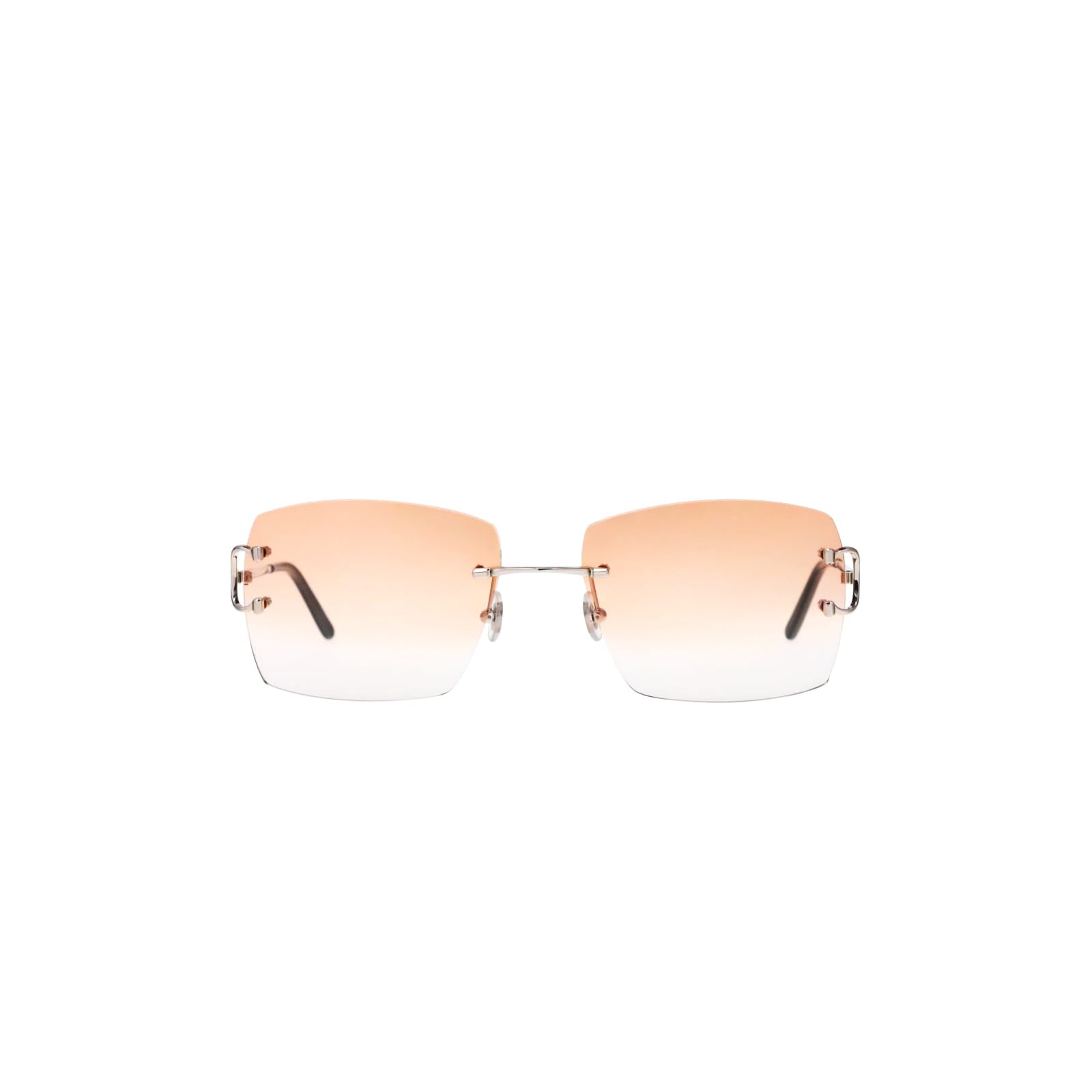 Cartier Custom Double C Mykonos Platinum  Sunglasses by MEG