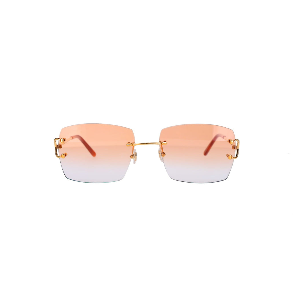 Cartier Custom Double C Mykonos Gold Sunglasses by MEG