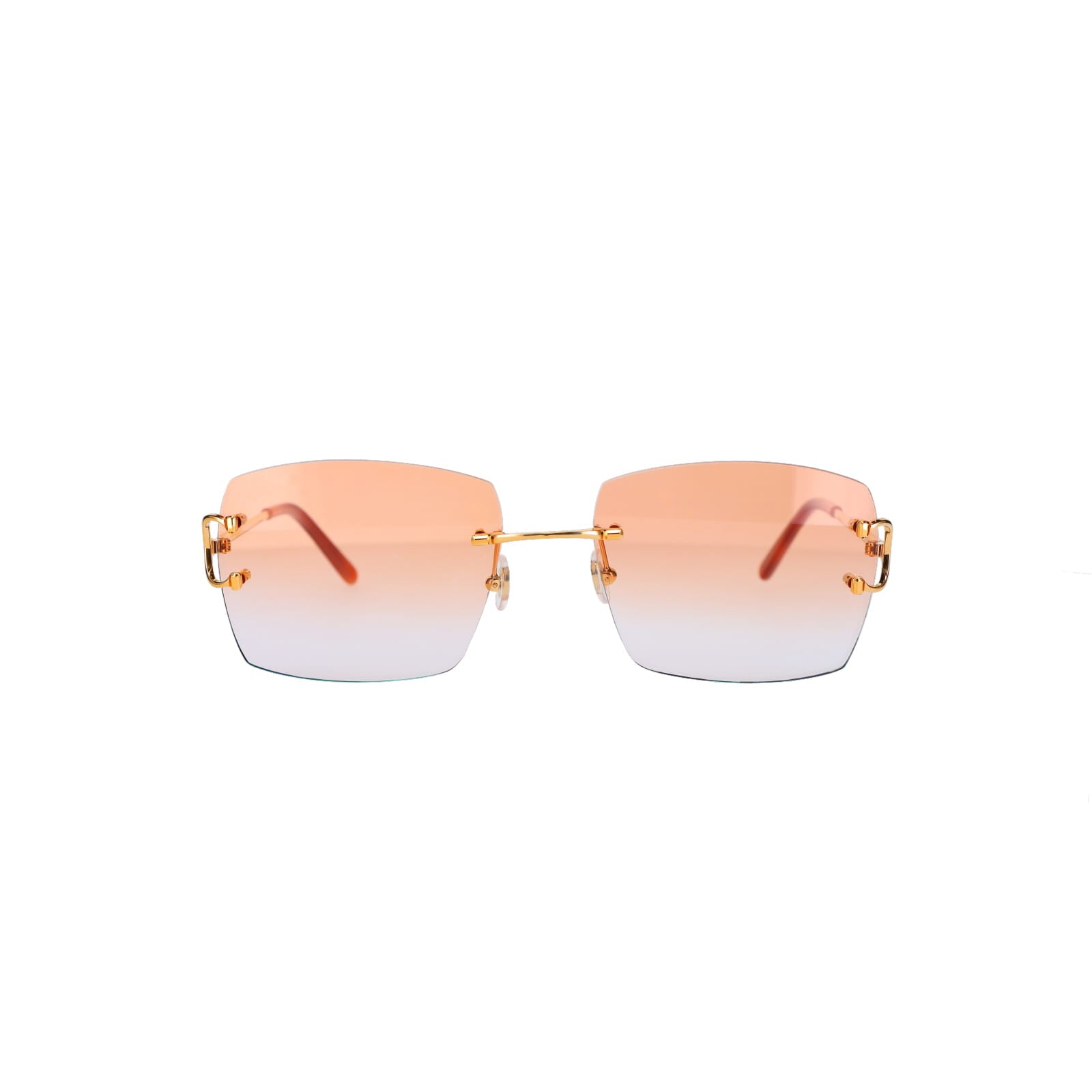 Cartier Custom Double C Mykonos Gold Sunglasses by MEG