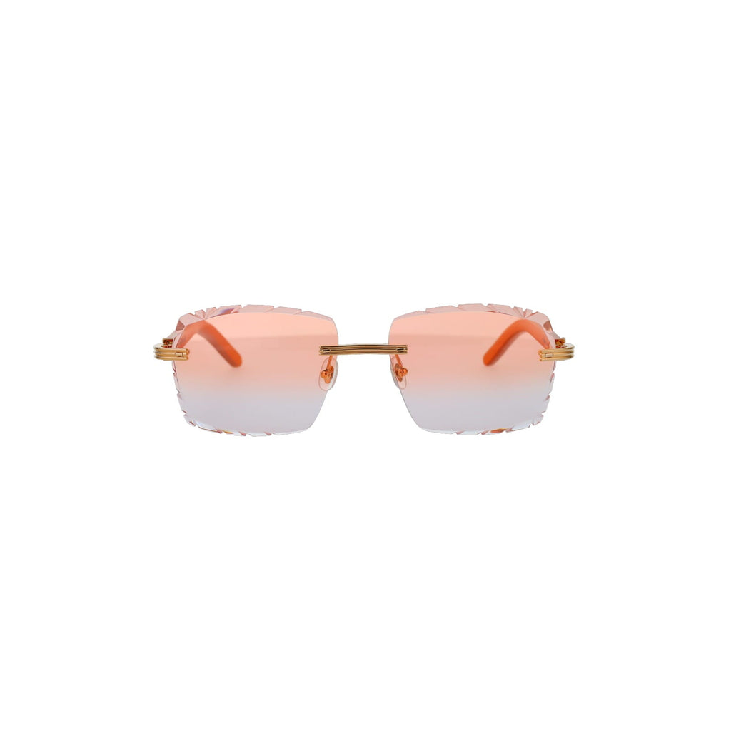 Cartier Custom Première C Horn and Wood Sunglasses by MEG