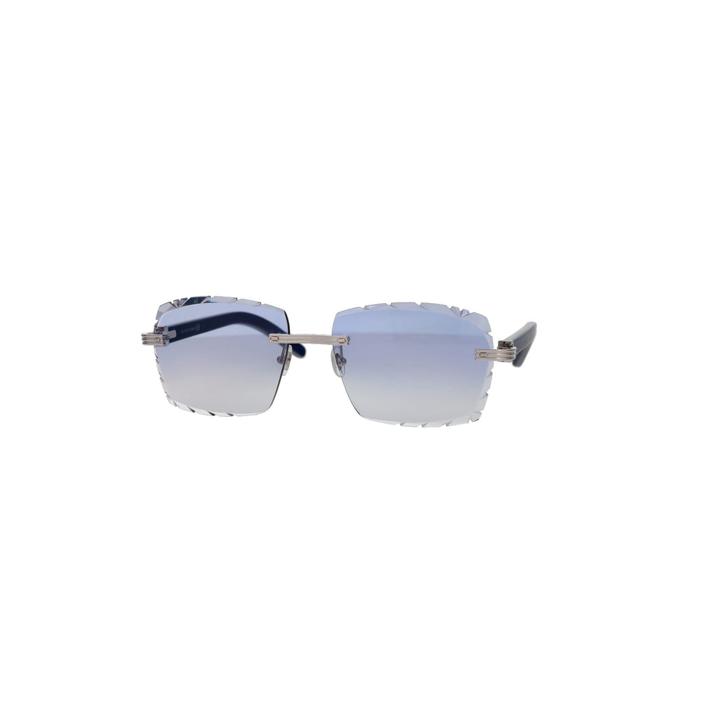 Cartier Custom Première C Horn and Wood Sunglasses by MEG