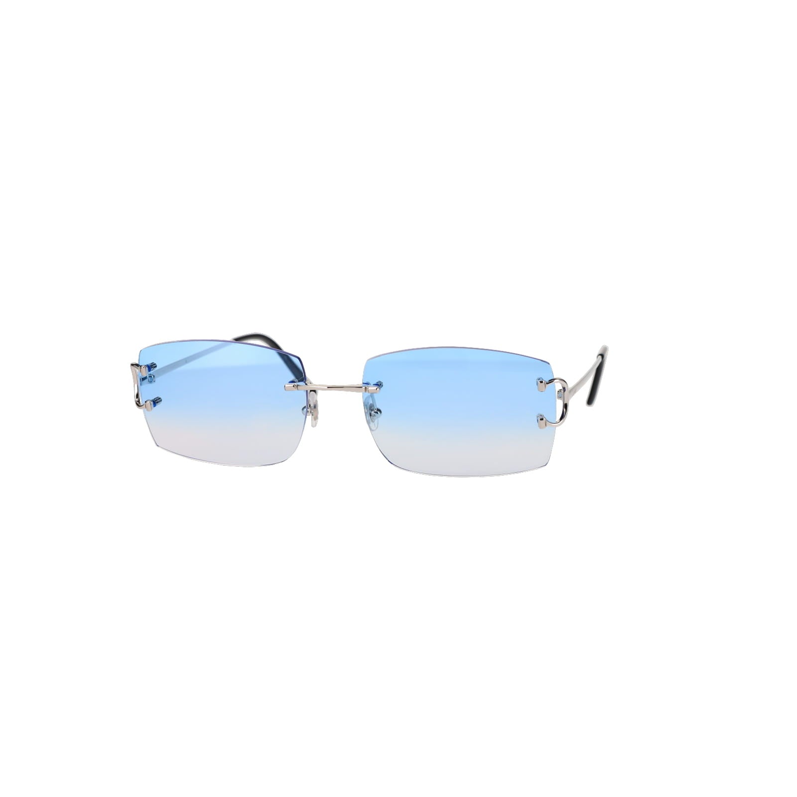 Cartier Custom Double C Brooklyn Platinum Sunglasses by MEG