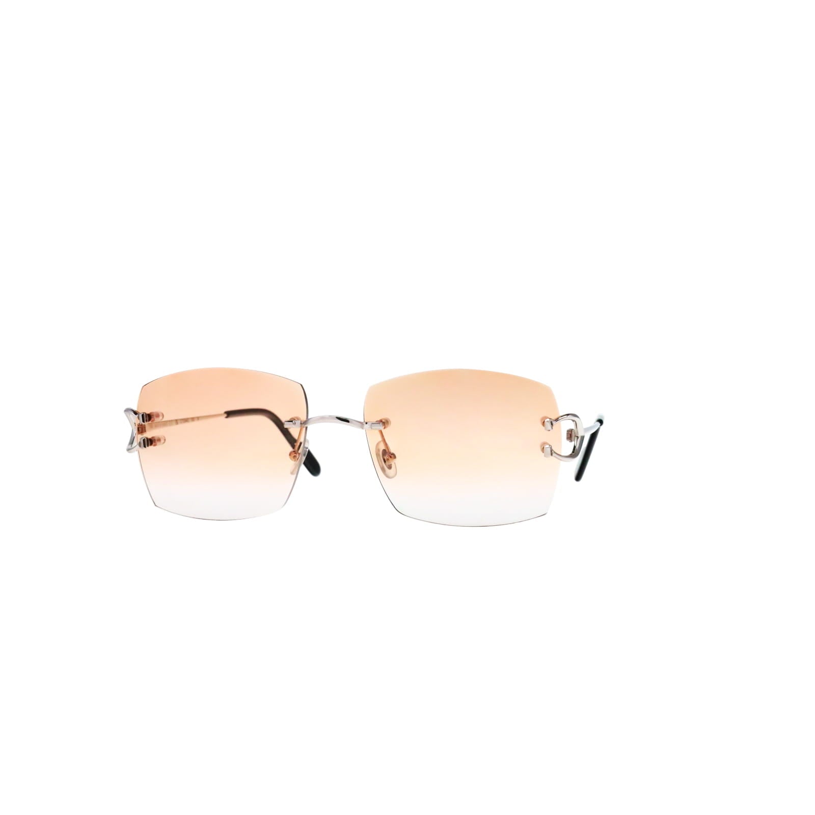 Cartier Custom Vintage Double C Mykonos Platinum Sunglasses by MEG