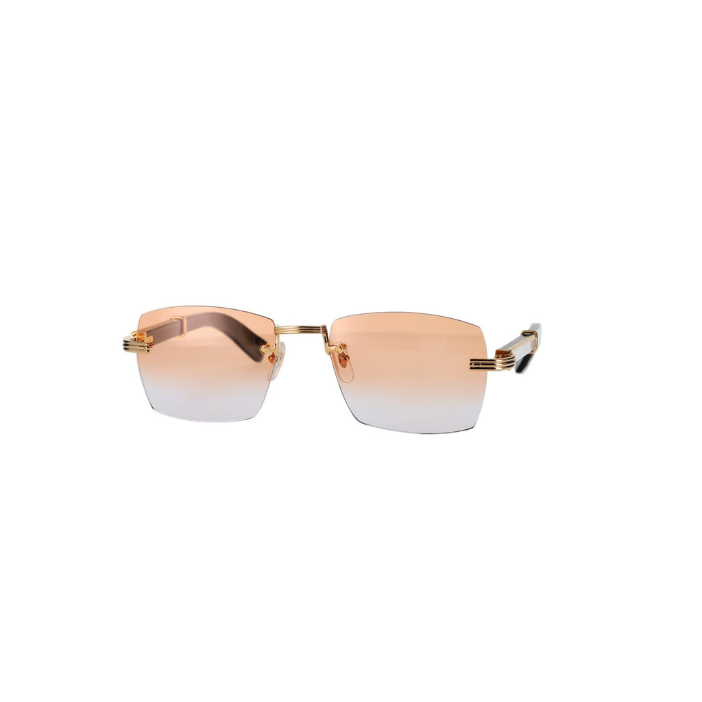 Cartier Custom Première de Cartier White Sunglasses by MEG