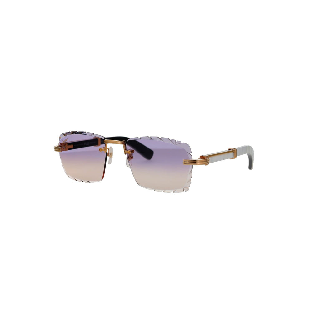 Cartier Custom Première de Cartier White Sunglasses by MEG