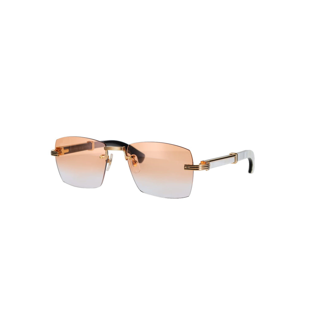 Cartier Custom Première de Cartier White Sunglasses by MEG