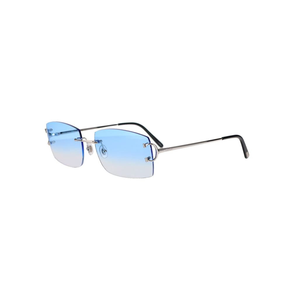 Cartier Custom Double C Brooklyn Platinum Sunglasses by MEG
