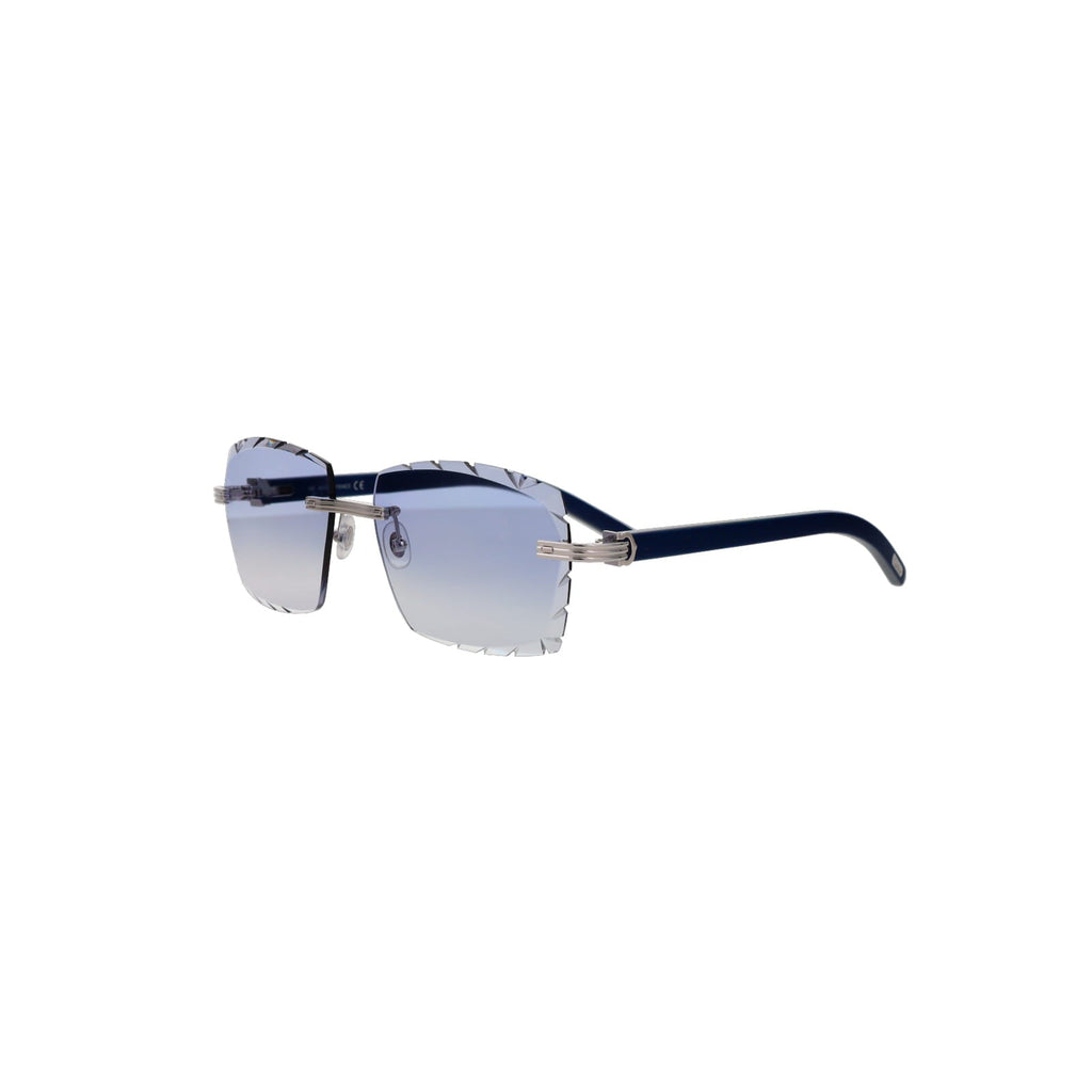 Cartier Custom Première C Horn and Wood Sunglasses by MEG