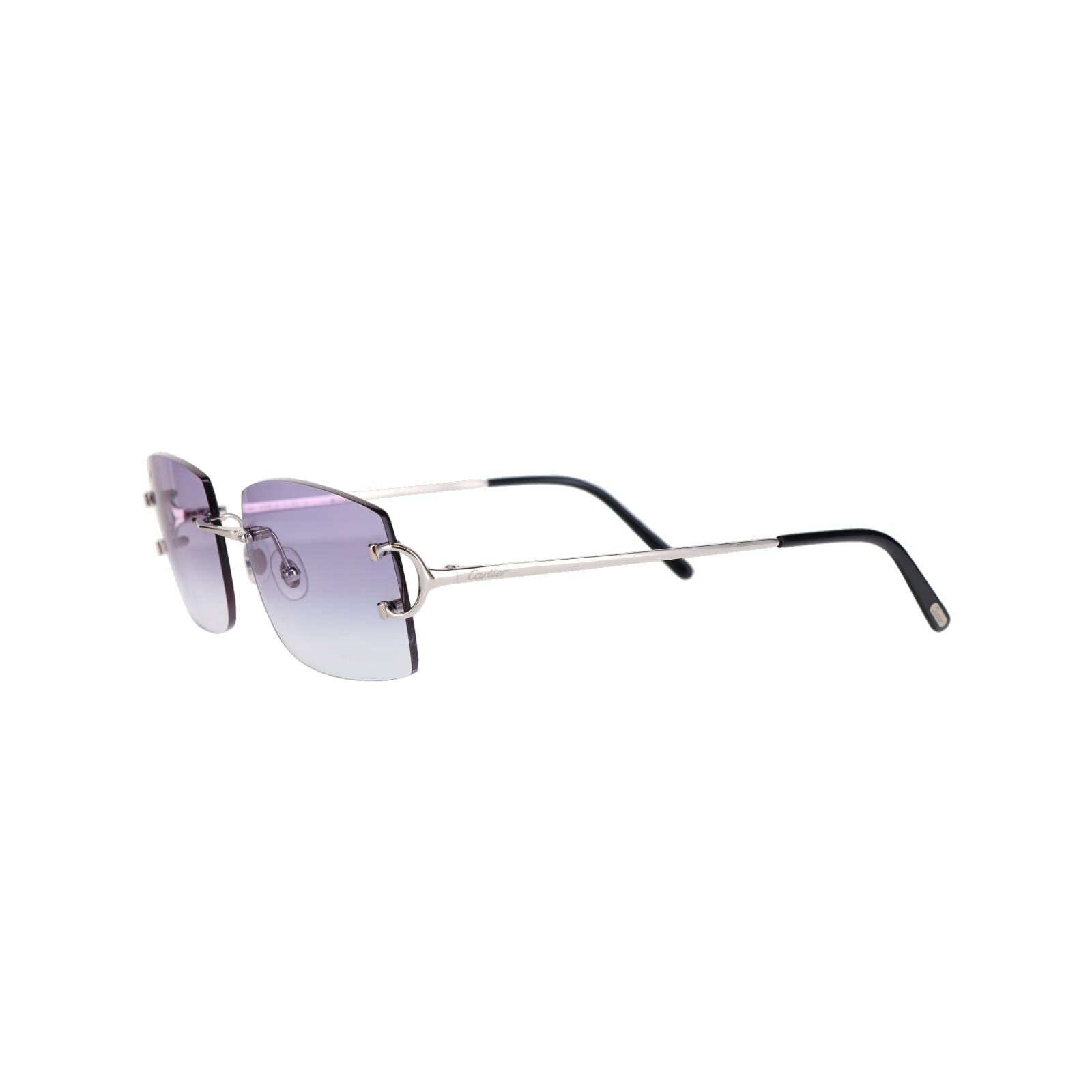 Cartier Custom Double C Brooklyn Platinum Sunglasses by MEG