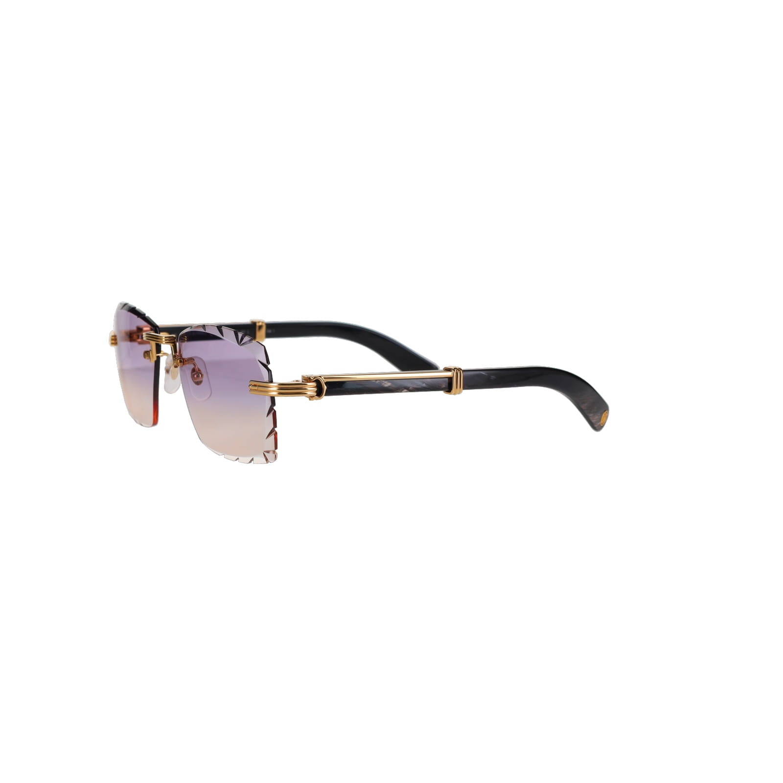 Cartier Custom Première de Cartier Black Sunglasses by MEG