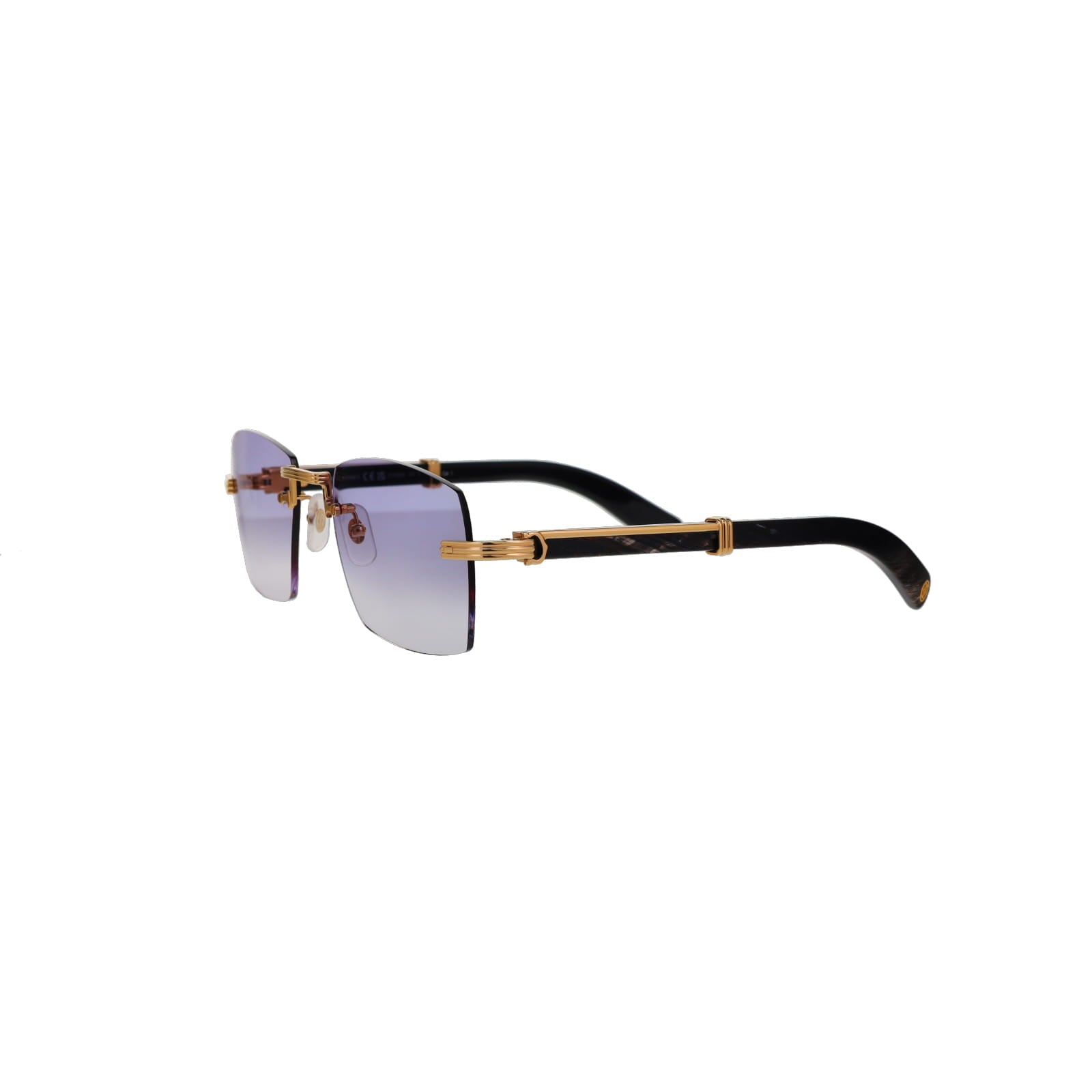 Cartier Custom Première de Cartier Black Sunglasses by MEG