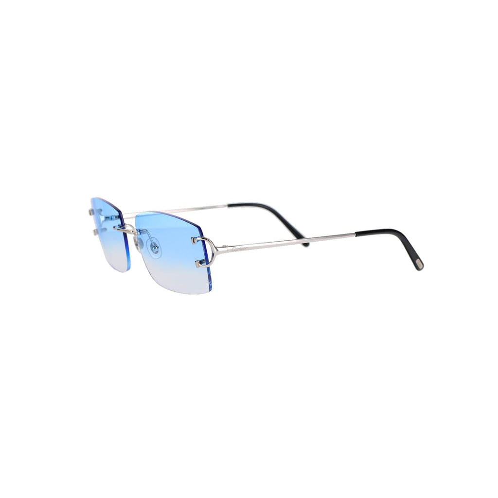 Cartier Custom Double C Brooklyn Platinum Sunglasses by MEG