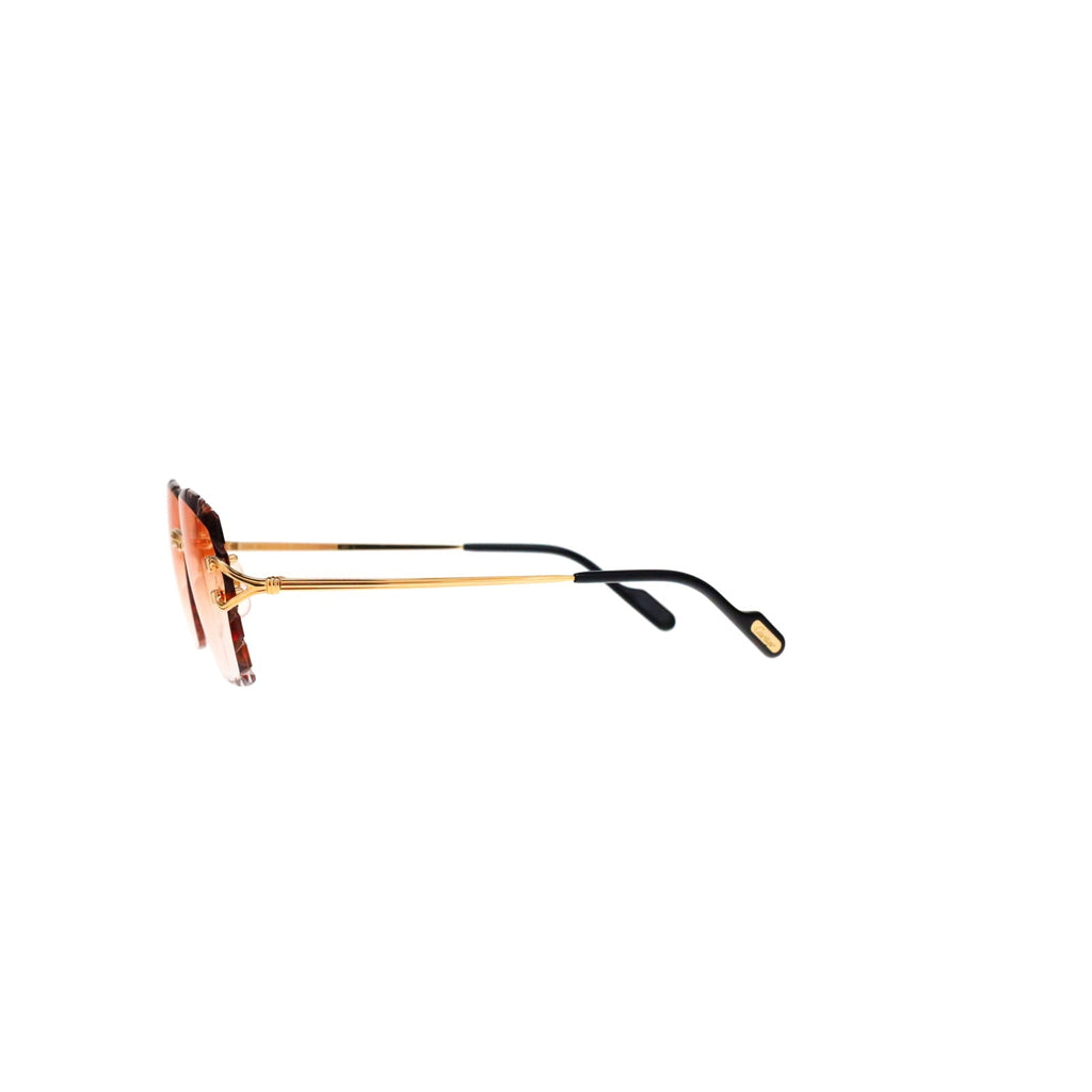Cartier Custom Signature C de Cartier Gold Sunglasses by MEG