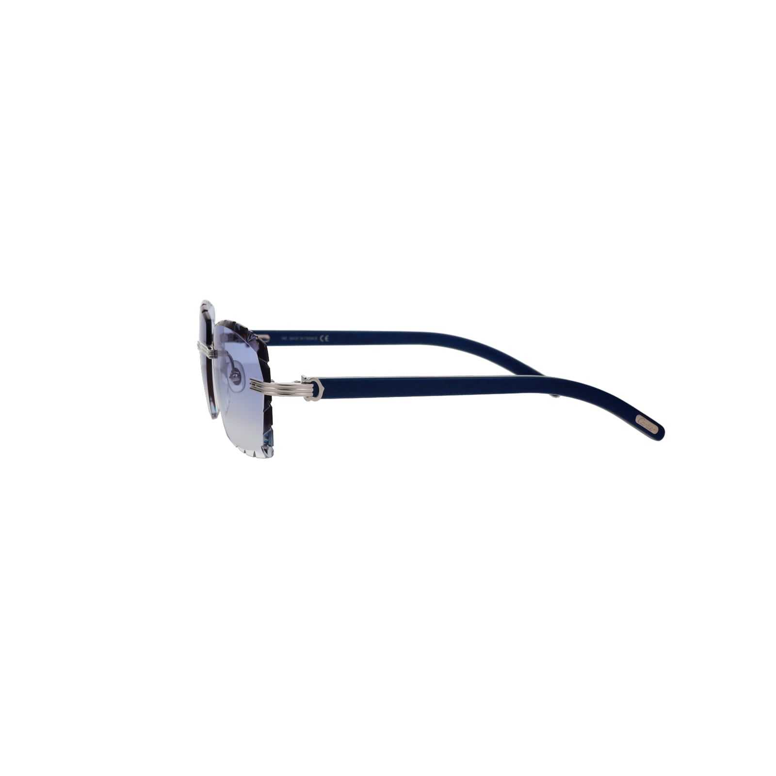 Cartier Custom Première C Horn and Wood Sunglasses by MEG
