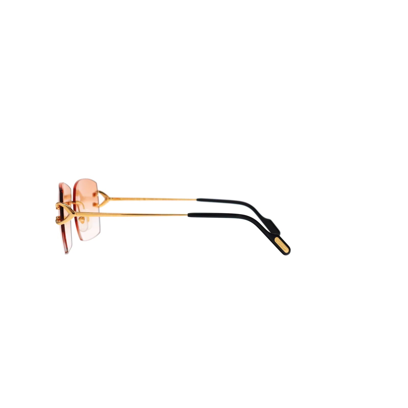 Cartier Custom Vintage Double C Mykonos Sunglasses Gold by MEG