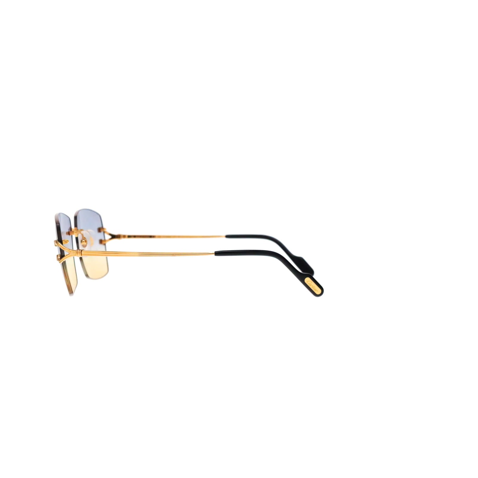 Cartier Custom Double C Godron Gold Mykonos Sunglasses by MEG