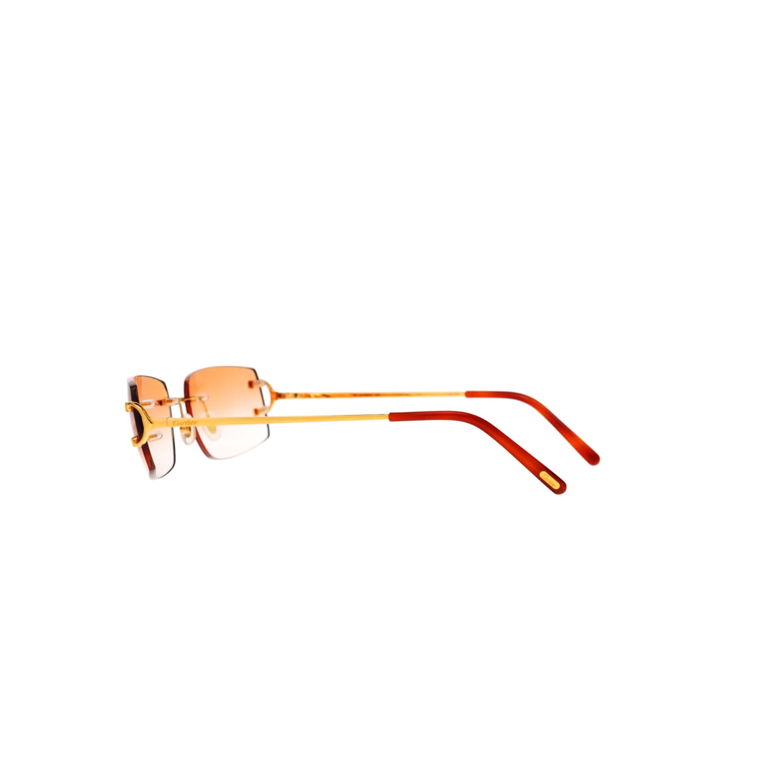 Cartier Custom Double C Brooklyn Gold Sunglasses by MEG