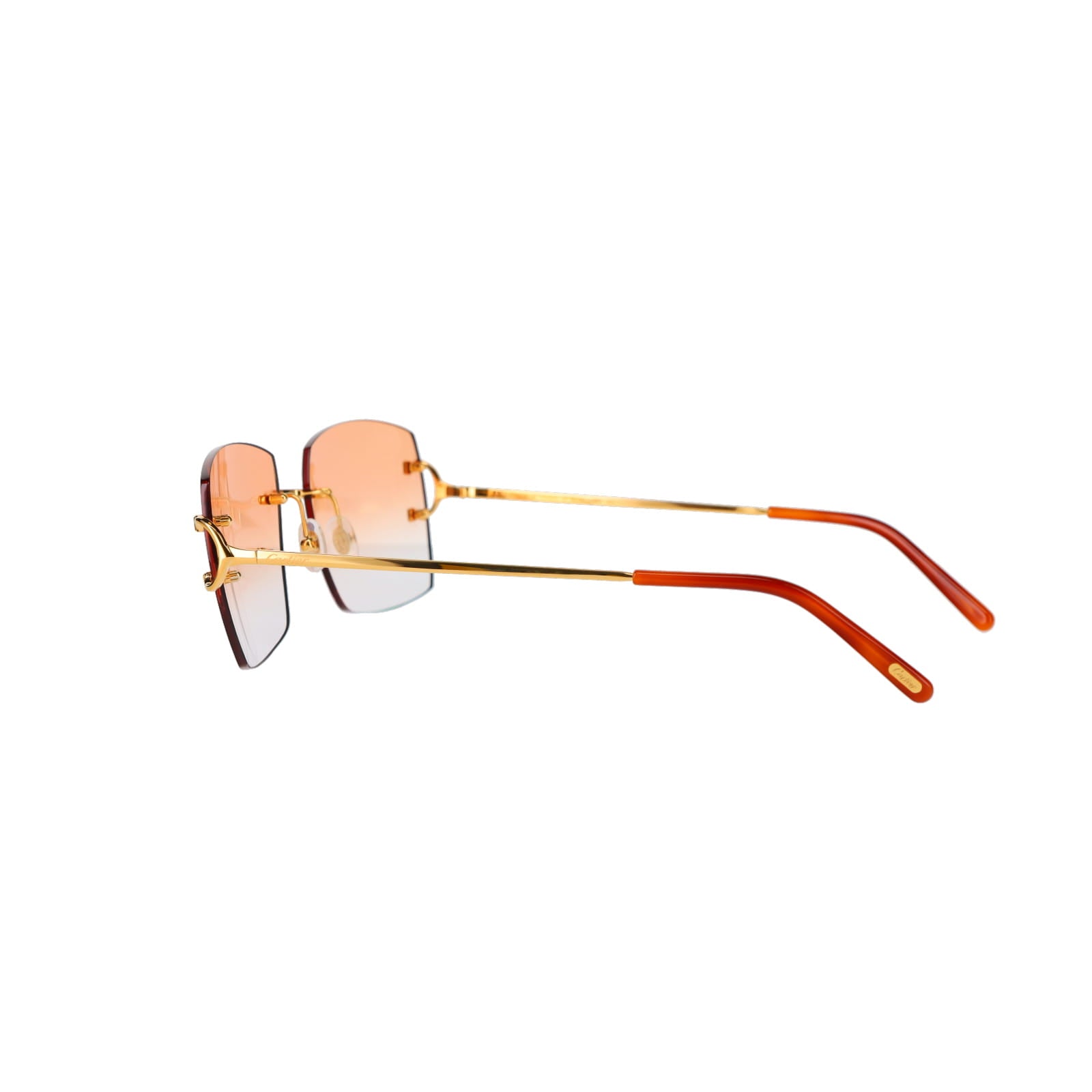 Cartier Custom Double C Mykonos Gold Sunglasses by MEG