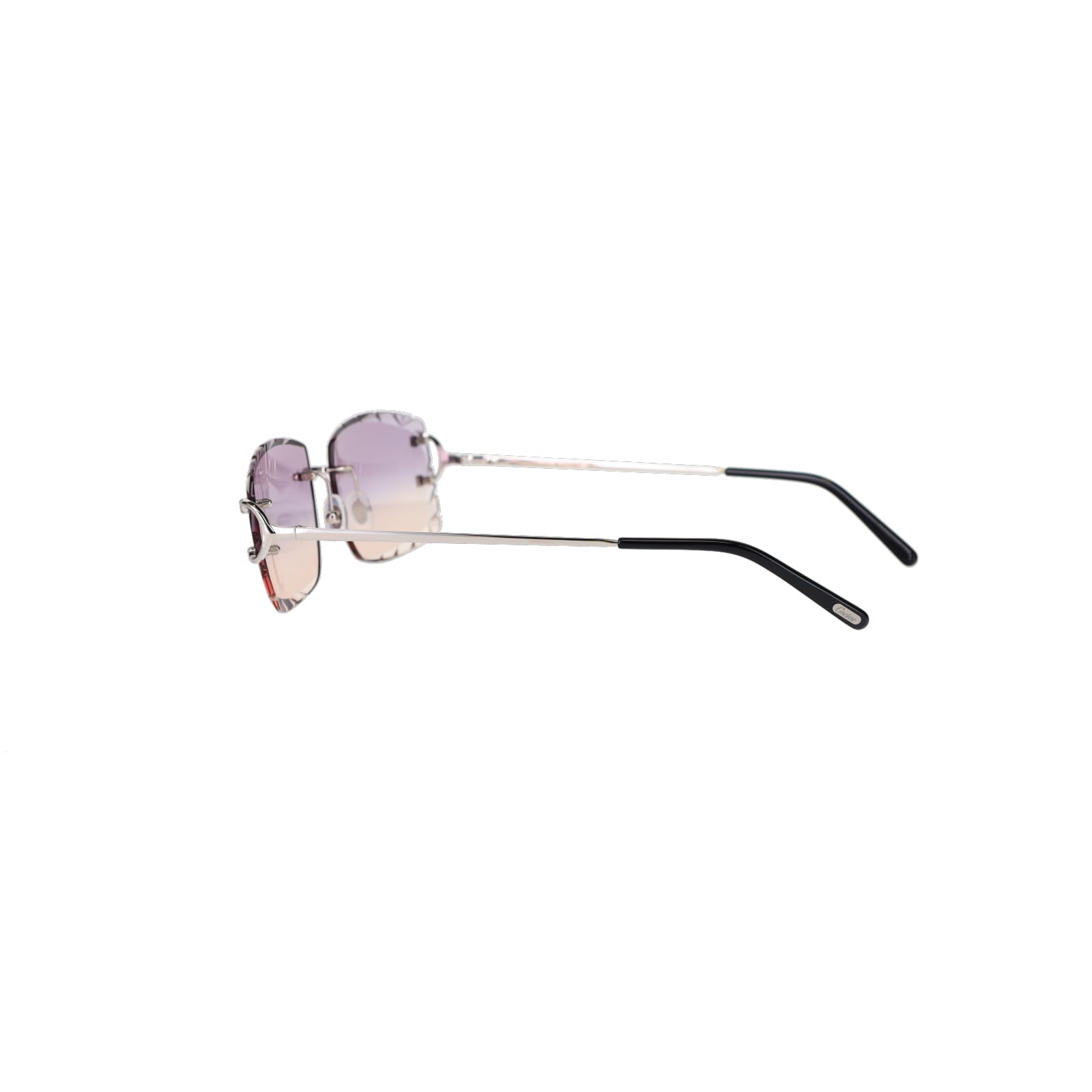 Cartier Custom Double C Diamond Cut Brooklyn Platinum Sunglasses by MEG